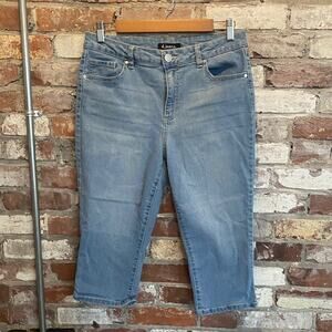 d.jeans Light Blue Denim Jean Capris Size 10